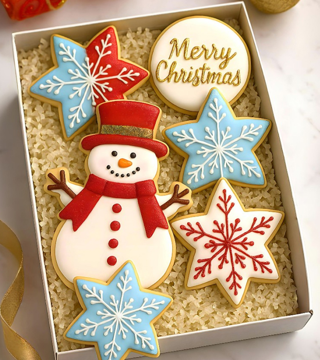 Frosty Snowman Cookies, Cookies