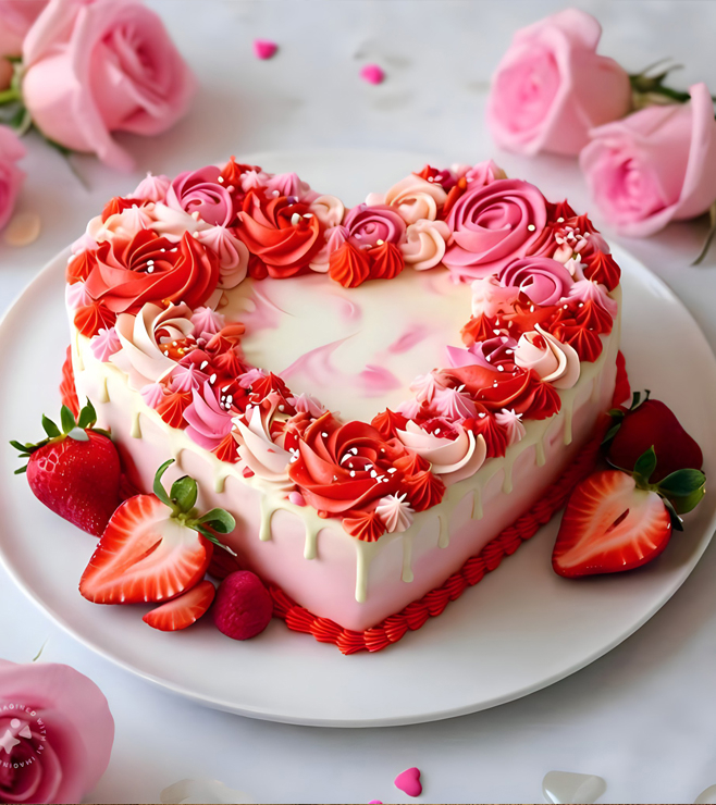 Strawberry Kiss Cake, Cakes