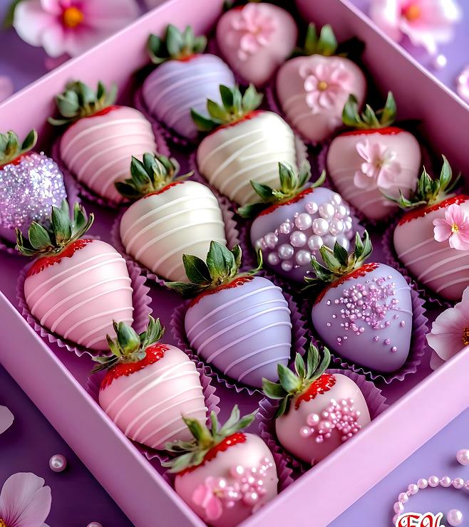 Lovely Lux Dipped Strawberries