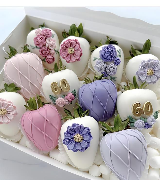 Sweet Glimmer Dipped Strawberries