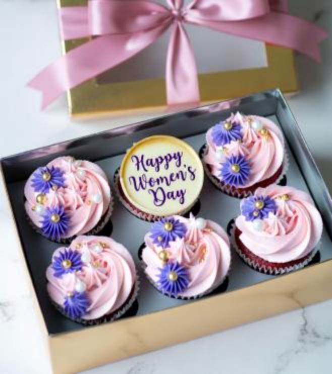 Flawless Flourish Cupcakes, Women's Day
