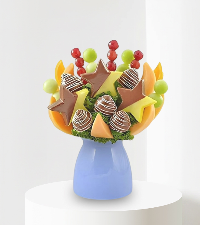 Beautiful Day Fruit Bouquet, New Baby