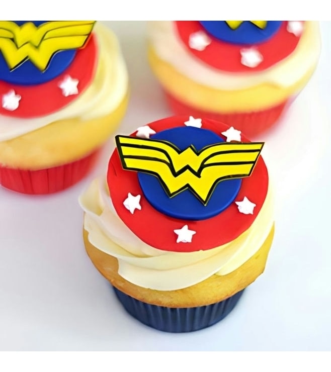 Wonder Woman Classic Cupcakes