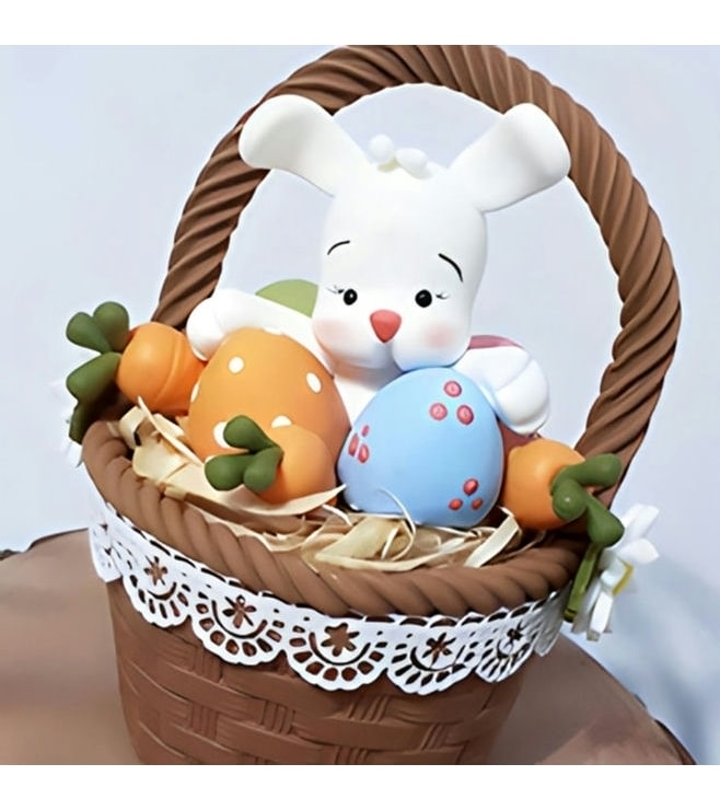 Bunny in a Basket Cake