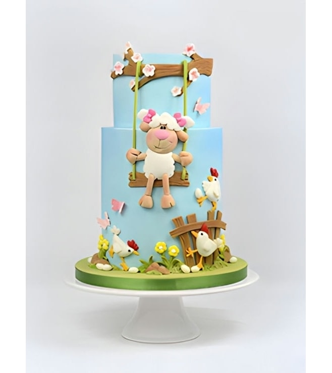 Jolly Spring Sheep Cake