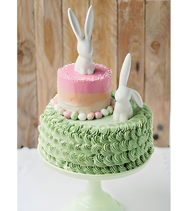 Double the Delight Easter Cake