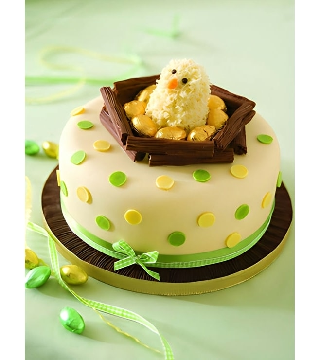 Chirping Chick Easter Cake