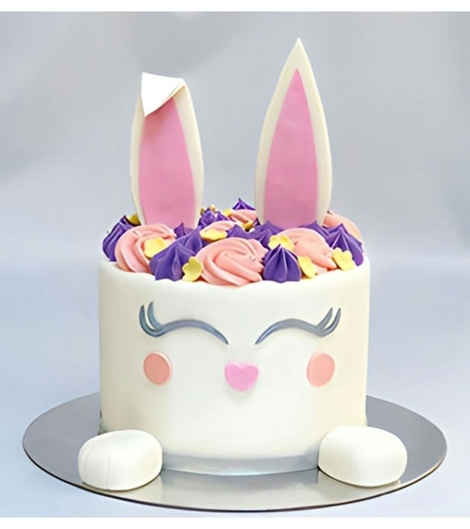 Purple Crown Bunny Cake, Easter
