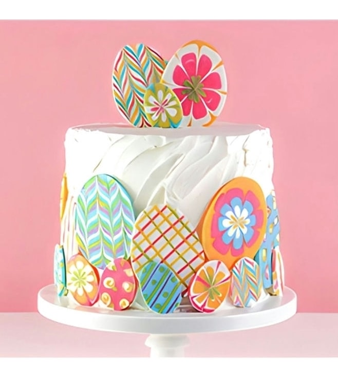 Easter Marble Eggs Cake