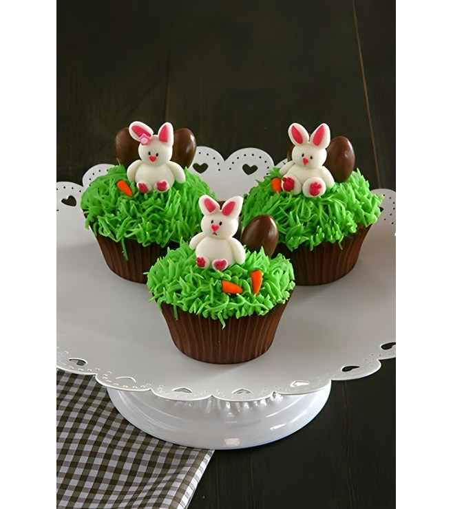 Bunny in Meadow Cupcakes