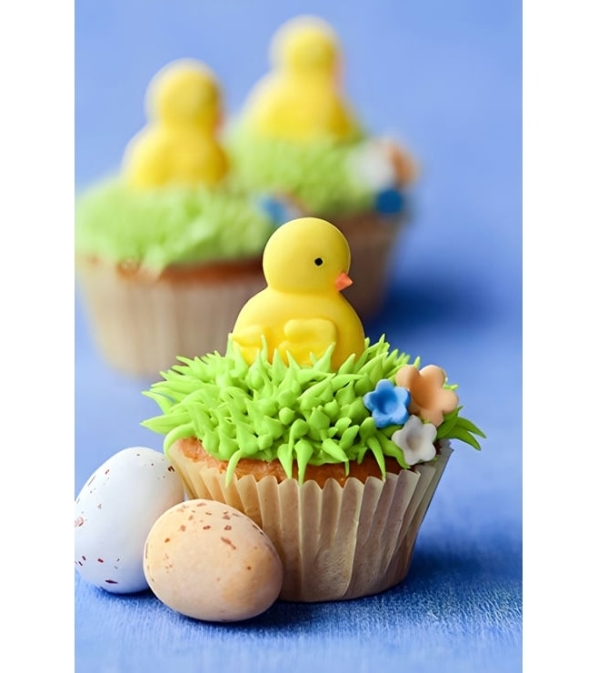 Easter Chicks Cupcakes