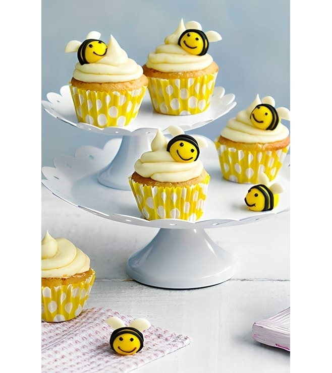 Bee Team Cupcakes
