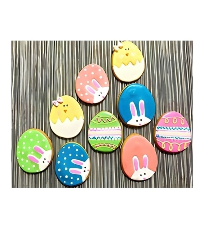 Vibrant Easter Cookies