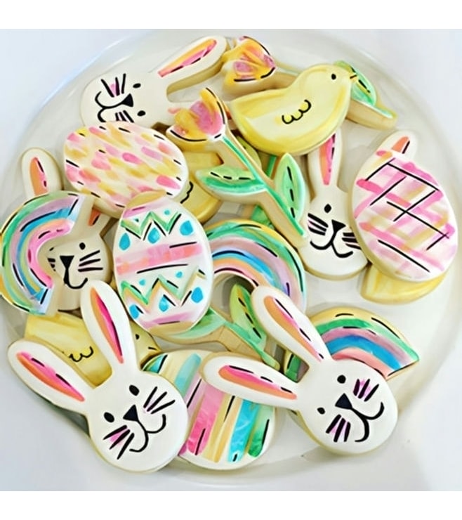 Colors of Easter Cookies