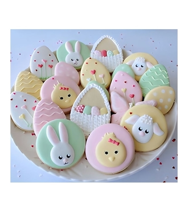 Pastel Easter Party Cookies