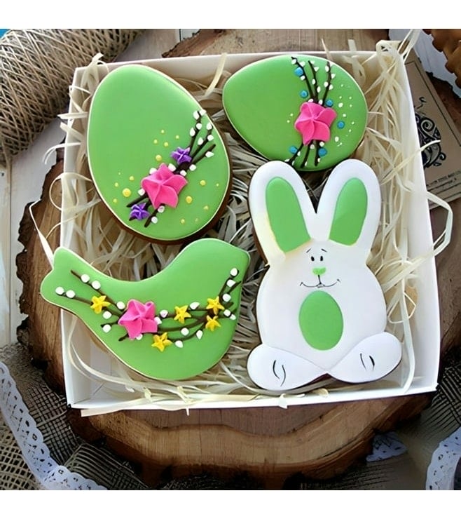 Greean Easter Cookies