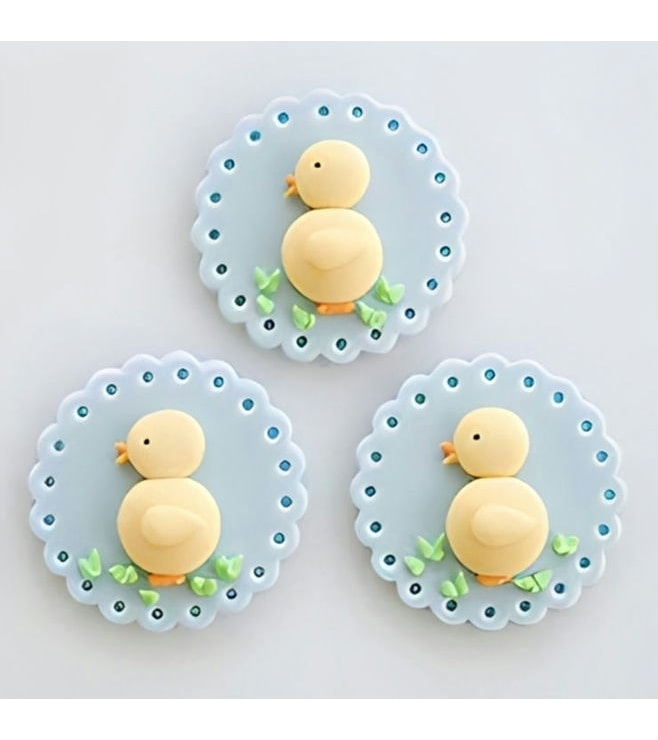 Baby Blue Chicks Cookies