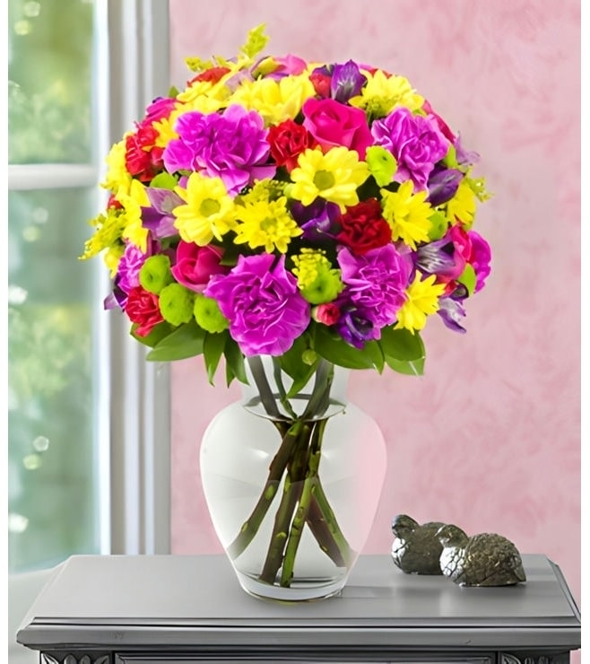 Bloom of Color Bouquet, Daisies