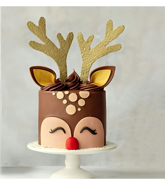 Merry Christmas Rudolf Cake