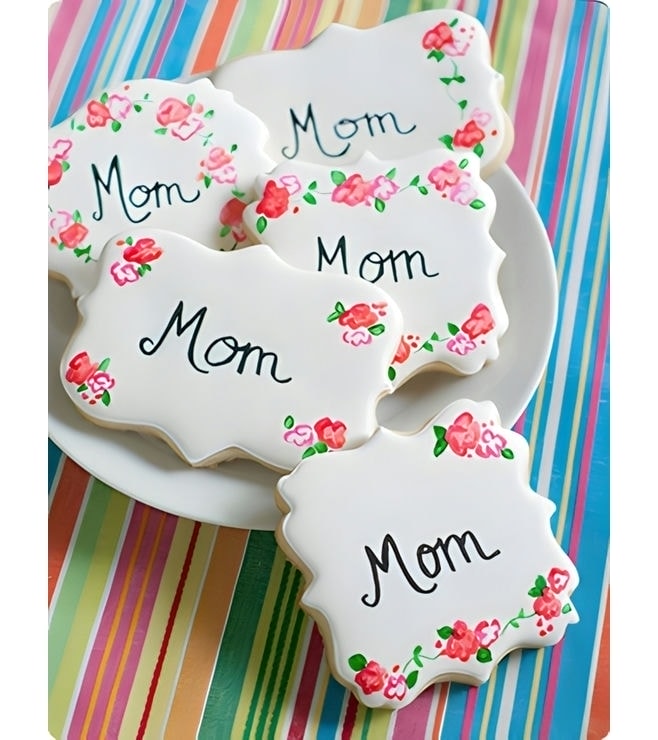 Vintage Floral Mom Cookies