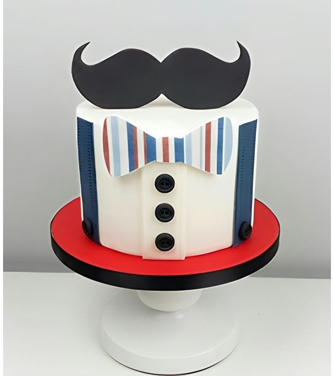 Hipster Style Father's Day Cake