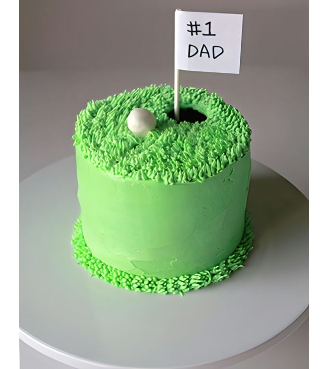 Perfect Putt Father's Day Cake