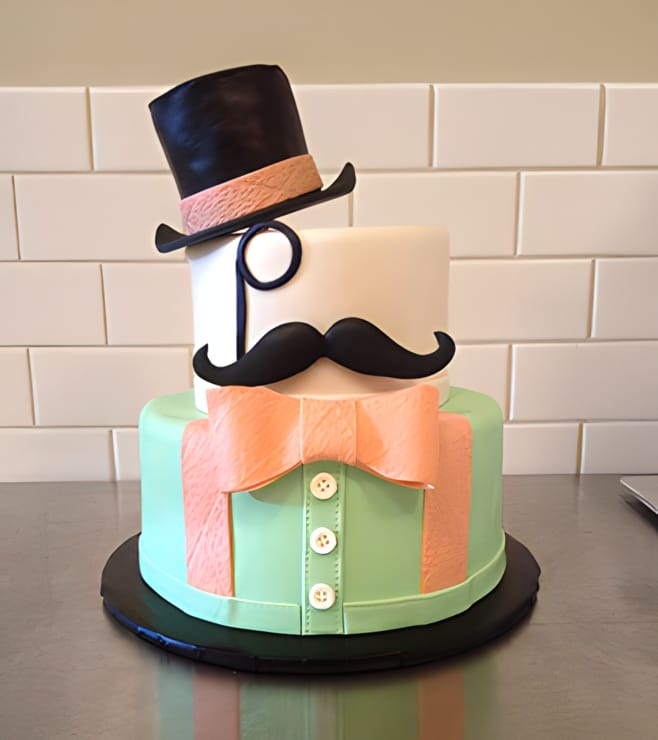 Monocle Fad Father's Day Cake