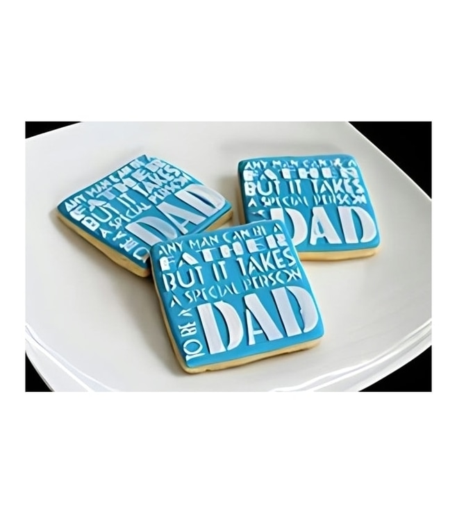 Special Message Father's Day Cookies