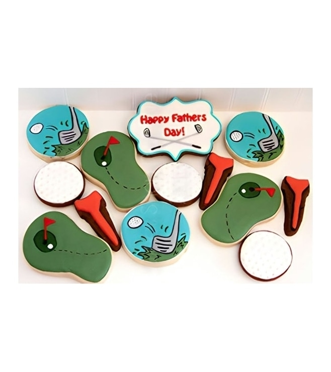 Ace Golfer Father's Day Cookies