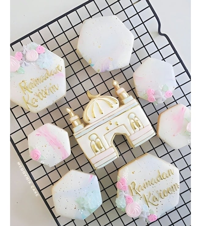 Pretty Pastel Ramadan Cookies, Ramadan Gifts