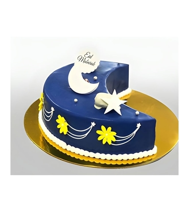 Eid Crescent Cake