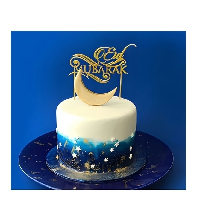 Starry Night Eid Cake