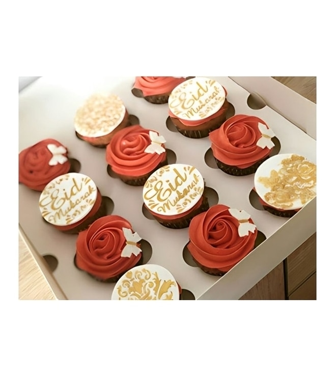 Rosettes Eid Cupcakes