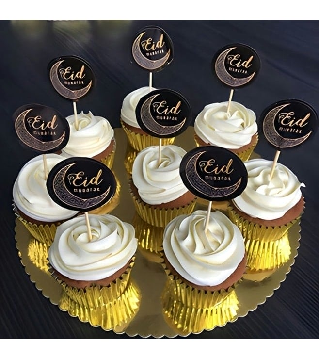 Eid Wishes Cupcakes