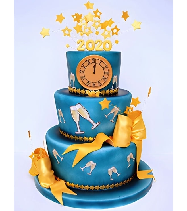 Party All Night New Year Cake