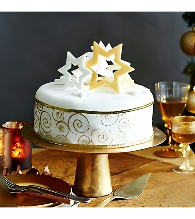 Shooting Stars New Year Cake