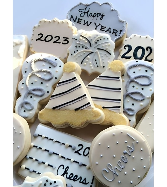 New Year Party Cookies