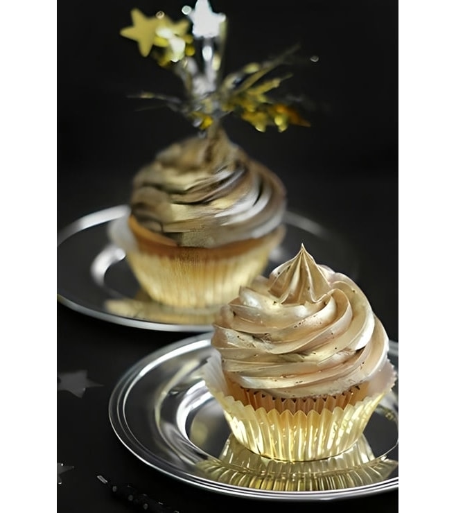 New Year Glam Dozen Cupcakes