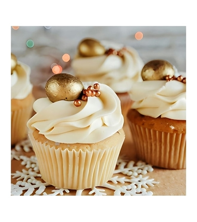 Golden Glow Dozen Cupcakes