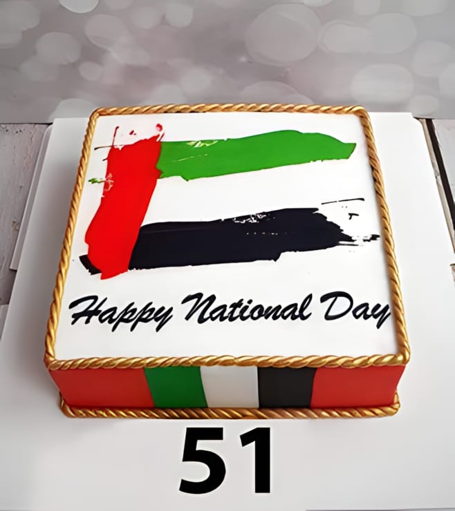 51st UAE National Day Cake