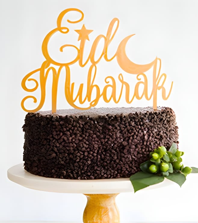 Chocolate Chips Eid Cake