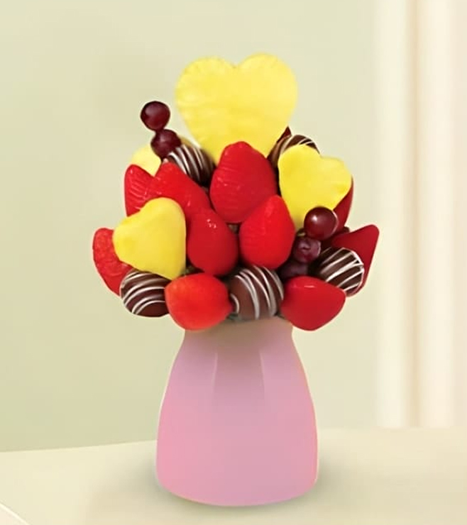 Sweetheart Decadence Fruit Bouquet, Fruit Bouquets