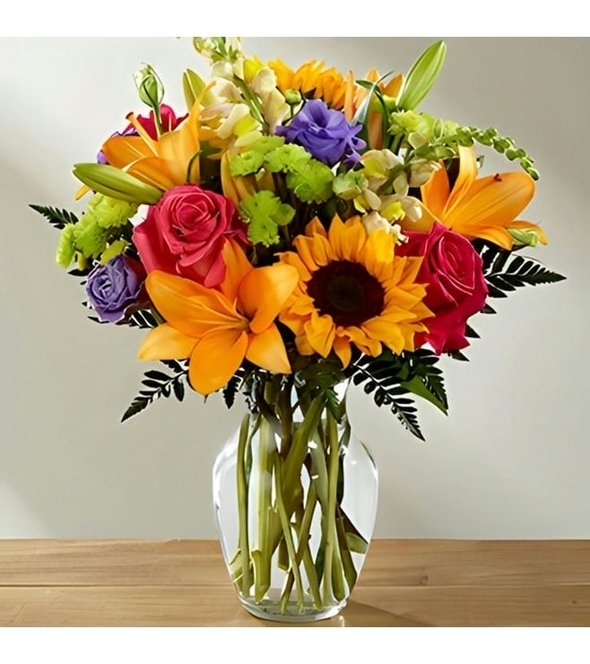 Eternal Happiness Bouquet, Orange