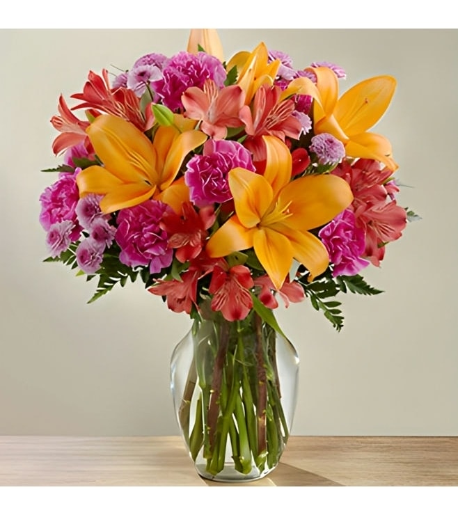 Evening Wishes Bouquet, Carnations