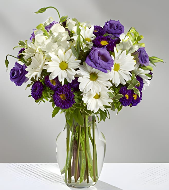 Sweet Devotion Bouquet, Purple