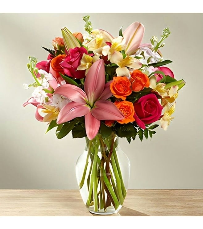 High Style Bouquet, Orange