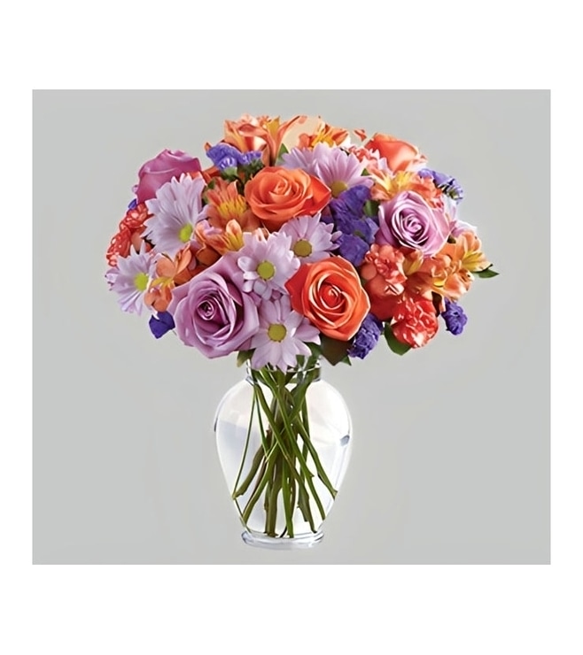 Heart Warmer Bouquet, Purple