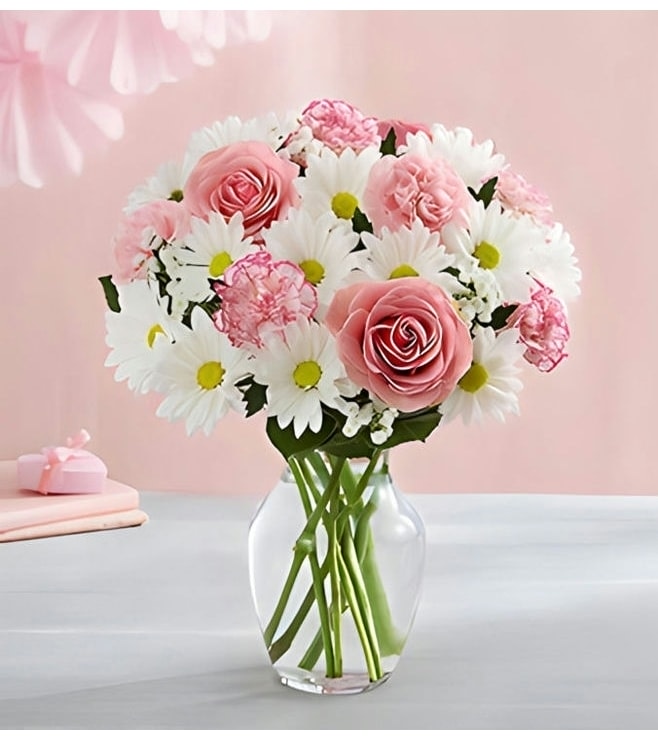 Pink Charms Bouquet, Congratulations