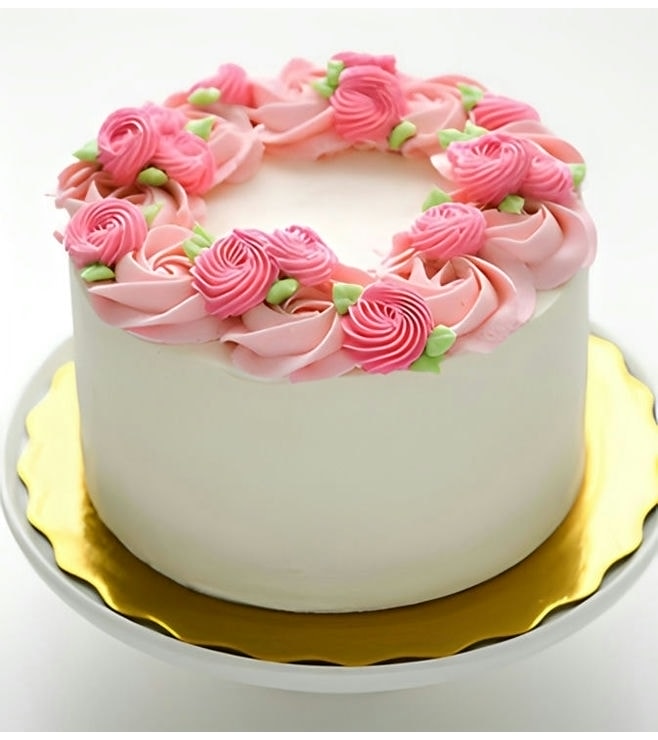 Pink Roses Cake