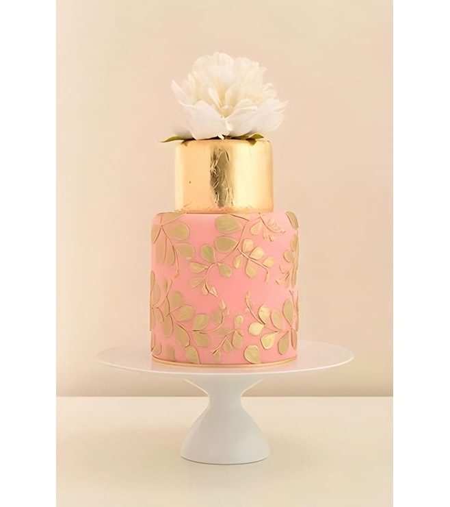 Luxury Gold Tiered Cake